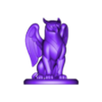 Griffin_base.stl Mystical Griffin Minimalist Sculpture