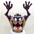 taz-closeup1.jpg Free STL file Tazmanian Devil・3D printer model to download