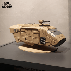 a1.png STL file Star Wars A-A5 Speeder truck for SW legion・Model to download and 3D print