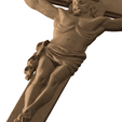 SKU-_06_detail_oak.png Crucifixión de Jesús - Relieve STL para talla en madera CNC y arte de impresión 3D
