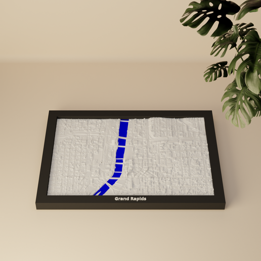 Grand Rapids, United States - 3D Miniature