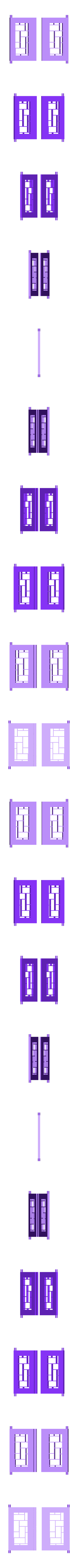 double porte horizontale une porte 51,90x80 motif 2.stl fridge furniture