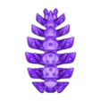 IsoPodFewSpikesDD.stl Rolly Polly Isopods
