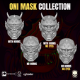 12.png Oni Collection Head Collection for Action Figures