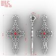 1.jpg Gothic cross Pendant 04