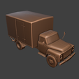 5.png GAZ-53 Box Truck - 3D Model