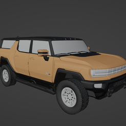 1.png Fichier STL GMC Hummer 4 portes 2022・Objet pour impression 3D à télécharger