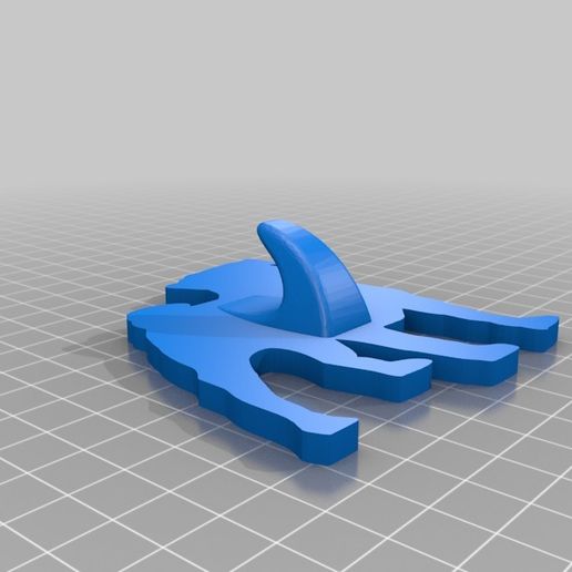 Pug Wall Hanger - version 1 3D model