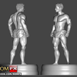 kickboxer3.png Van Damme Kickboxer - 3D Printable Figure