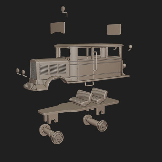 7.png BUDA 619 RAIL MODÈLE D'IMPRESSION 3D