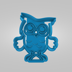 CookieCutter_Owls_Owl1.png Niedliche Eule Impressum Ausstechform