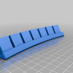 scrabbleLetterHolder_round_with_letters.jpg Descargar archivo 3D gratis Porta letras Scrabble (curvas y rectas)・Modelo para la impresora 3D