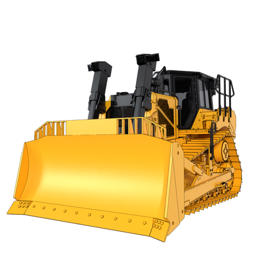 Heavy size 8 Bulldozer Radio Controlled