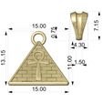 18.jpg Colgante Ankh egipcio Modelo de impresión 3d