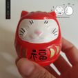 Daruma_2-07-04.jpg Fichier STL DARUMA-NEKO・Design pour imprimante 3D à télécharger