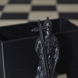 DSC_0208.jpg Sir Baldwin Camelot | Warrior Monk Knight | Medieval Chess Piece STL