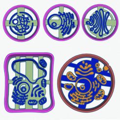 cell-cookie-cutter.jpg Fichier STL Emporte-pièce cellule Humain / Organelles et plantes・Modèle pour impression 3D à télécharger
