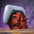 snake-and-skull-controller-stand-3d-print-ps5-controller-holder-1.png Подставка для контроллера "Череп и змея" - контроллер PS5