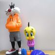 1742024038648.jpg TWEETY BIRD URBAN VIBES WITH HOODIE ( MULTIPARTS AND 3MF )