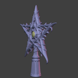 blender_sEtta960US.png Gothic Thorned Christmas Tree Topper (Multicolor / vorgeschnitten)
