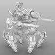 Assembled-2-Glue.jpg 28MM PROJECT RAPTOR FAST ATTACK COMBAT WALKER-RAPTOR K