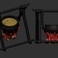 tavern-kitchen-miniature-dnd-tabletop-cooking-place-2.jpg Cooking place- STL - RPG MINIATURE