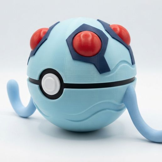 Tentacool Poké Ball – 3D Model Description