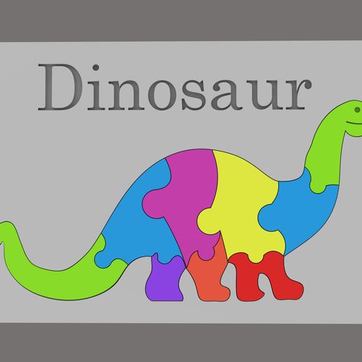 🦖 Puzzle interactivo de dinosaurios para niños Juguete