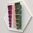 Virgo-2.png Digital .Stl Virgo Zodiac Stampers *6 sizes *2 stamper versions / File for Use in a 3D Printer