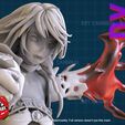 fdgdfggdfdfgfdg.jpg DELUXE Demon cursed Pirate Assassin Character statue jrpg anime 3D print model