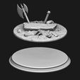 06.JPG custome rubble  Base for miniatures - Figures version 01