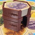 20210820_203234.jpg CATAN COMPATIBLE Hexagon storage for many versions