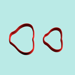 petalo-rosa-5cm-8-cm-cortador-stl-archivo-rose-petal-cutter-cutting-stl-file.png Archivo STL rose petal cutter 5 and 8 cm・Modelo para descargar y imprimir en 3D