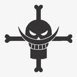 54-547957_whitebeard-1-one-piece-one-piece-whitebeard-logo.jpg One piece Jolly roger topper for twist lock trick box by 3d-printy