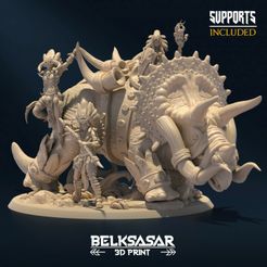 720X720-01.jpg STL file War Dinosaur Nude・Model to download and 3D print