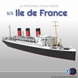 IDF-1927.jpg SS ILE DE FRANCE French ocean liner (1927) print ready model