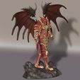 687.jpg Dark knight- MU online stl 3d print