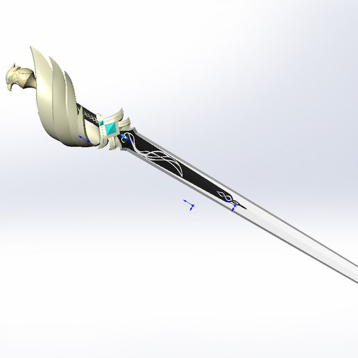 Download STL file Favonius Sword (Genshin) • 3D printer model ・ Cults