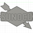 Sunoco-2.png 1/18 Embleme Sunoco / Sunoco emblem diecast
