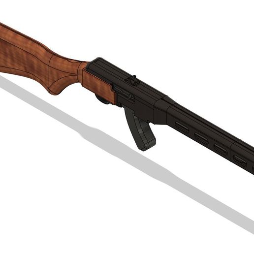 PPSH-22 - Ruger 10/22 Chassis - Digital Download for 3D Printing 3D model