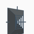 Grill_1.PNG Fichier 3D gratuit Baie de lecteur 5.25" x 4 à conduit de ventilateur 140mm/120mm avec grille d'évent carrée en option・Idée pour impression 3D à télécharger