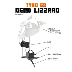 TYRO ASSEM.jpg Télécharger fichier STL TYRO69 - LÉZARD MORT • Plan pour imprimante 3D, bopiloot