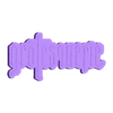 PurpleRed - Grotequerie.stl 3D MULTICOLOR LOGO/SIGN - Grotequerie