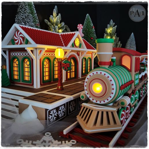 GINGERBREAD STATION FOR THE GINGERBREAD TRAIN!