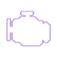 checkengine.stl Check engine cookie cutter