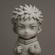 Itadori-pb.png 板多里雄二（Yuji Itadori Chibi）--受《柔术启示录》启发的微缩模型