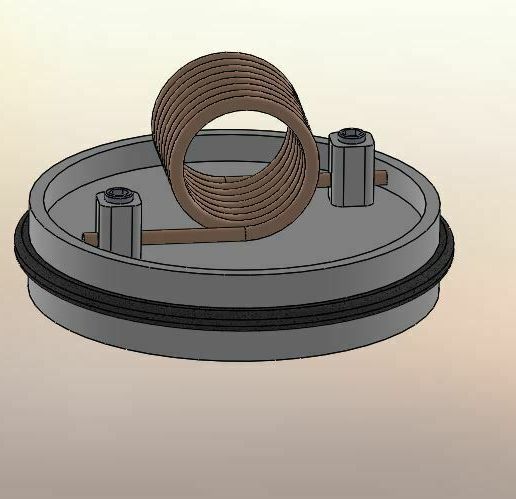 Single Coil vape, Mod resistor - 3D model önizlemesi