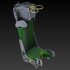 Capture1.jpg Download STL file Ejection Seat Martin Baker MK7 STL FILES ONLY 3D F14 Tomcat • 3D print object, maggianixa