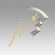 9.jpg Fire Emblem Awakening Libera Riviera Axe Cosplay Weapon Prop