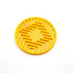 6f0c452753581c67b11d47047f5e3cbf_1447467674236_027A2133.jpg Free STL file Shimmering Square Coaster・3D printing model to download